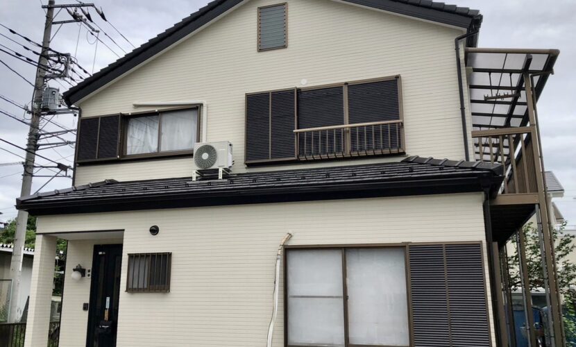 一軒家の外壁塗装