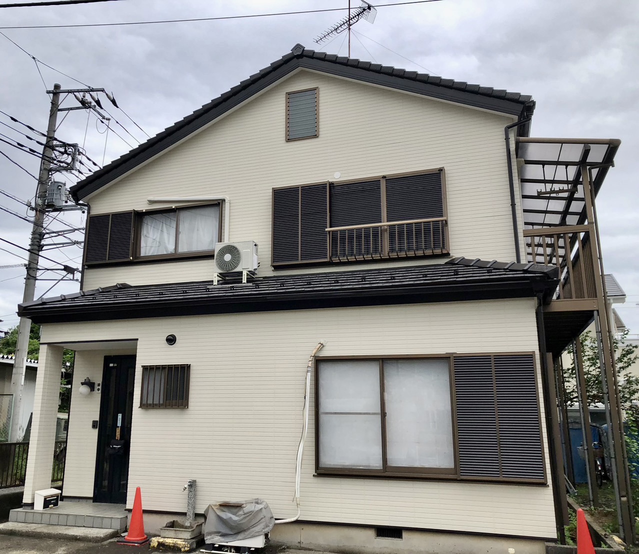 一軒家の外壁塗装